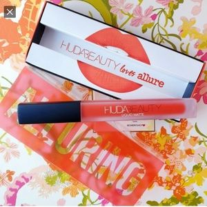 NEW! Huda Beauty Liquid Matte Lipstick in “Alluring”, limited edition; full size